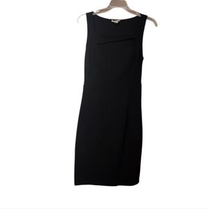 Helmut Cut Out Elegant Black Sleeveless Dress Bodycon - M Party Date Night
